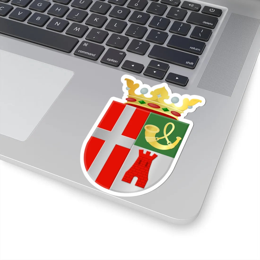 Gemeente Vollenhove (Netherlands) (Coat of Arms) STICKER Vinyl Kiss-Cut Decal - The Sticker Space