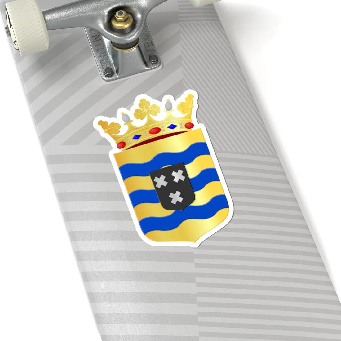 Gemeentewapen Drimmelen (Netherlands) (Coat of Arms) STICKER Vinyl Kiss-Cut Decal - The Sticker Space
