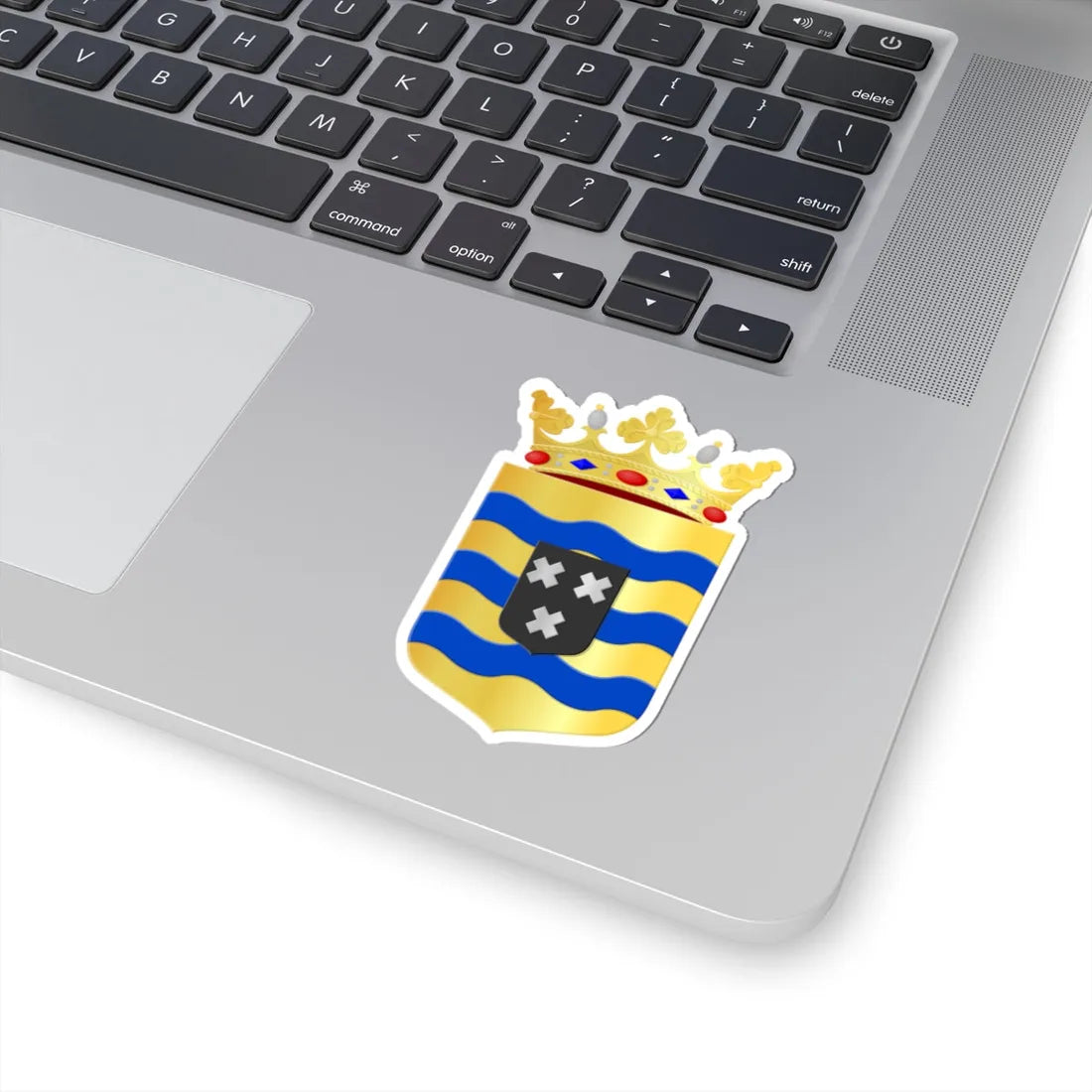 Gemeentewapen Drimmelen (Netherlands) (Coat of Arms) STICKER Vinyl Kiss-Cut Decal - The Sticker Space