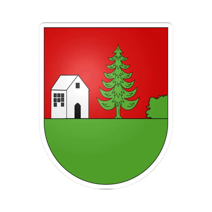 Gempenach-coat of arms (Switzerland) (Coat of Arms) STICKER Vinyl Kiss-Cut Decal 3 Inch White - The Sticker Space