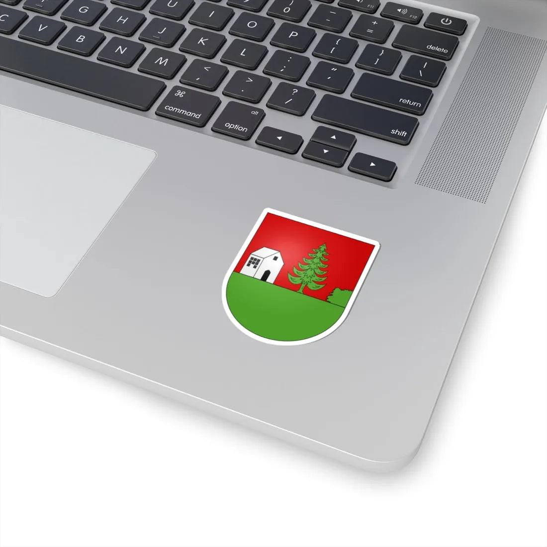 Gempenach-coat of arms (Switzerland) (Coat of Arms) STICKER Vinyl Kiss-Cut Decal - The Sticker Space