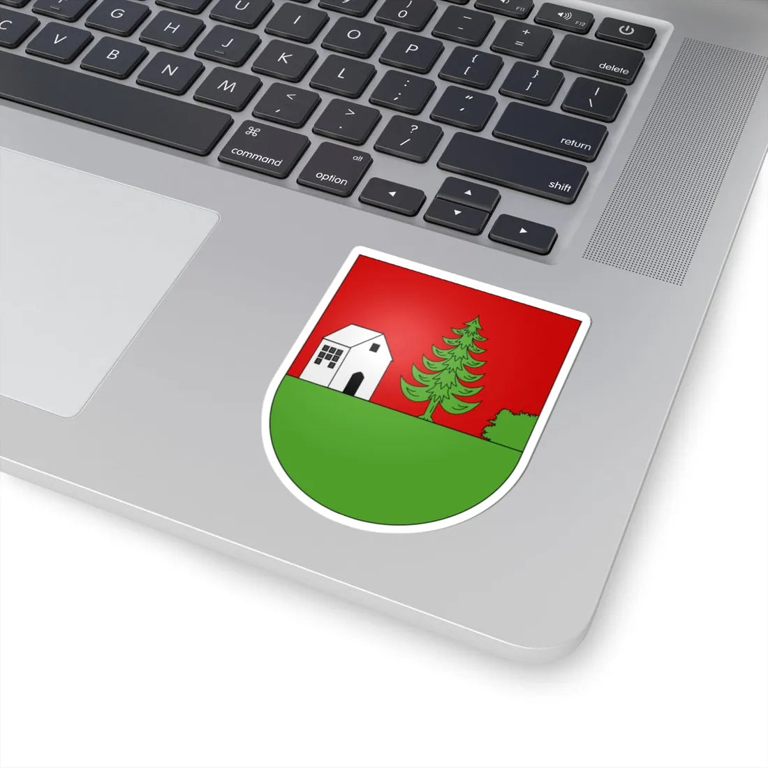 Gempenach-coat of arms (Switzerland) (Coat of Arms) STICKER Vinyl Kiss-Cut Decal - The Sticker Space