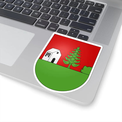 Gempenach-coat of arms (Switzerland) (Coat of Arms) STICKER Vinyl Kiss-Cut Decal - The Sticker Space
