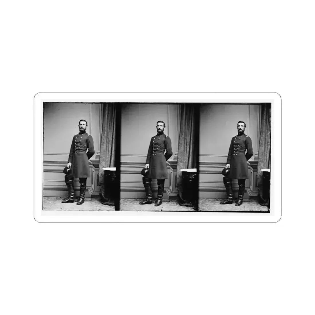 Gen. G.F. Nichols (U.S. Civil War) STICKER Vinyl Kiss-Cut Decal 6 Inch White - The Sticker Space