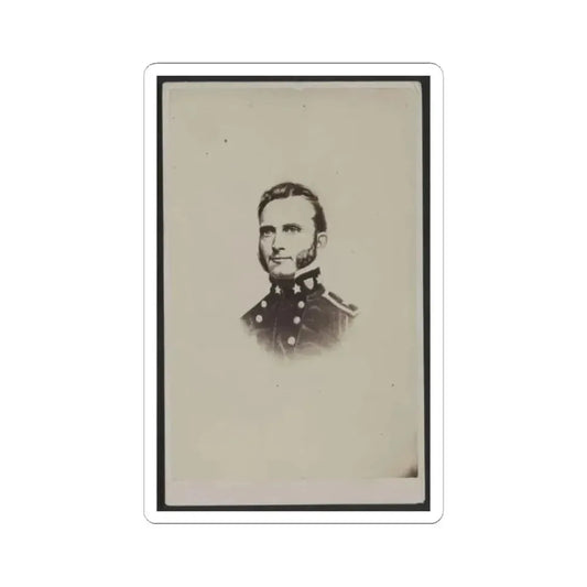 Gen. Stonewall Jackson (U.S. Civil War) STICKER Vinyl Kiss-Cut Decal 2 Inch White - The Sticker Space