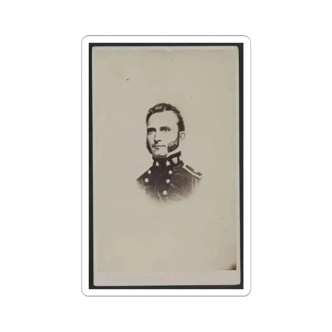 Gen. Stonewall Jackson (U.S. Civil War) STICKER Vinyl Kiss-Cut Decal 6 Inch White - The Sticker Space