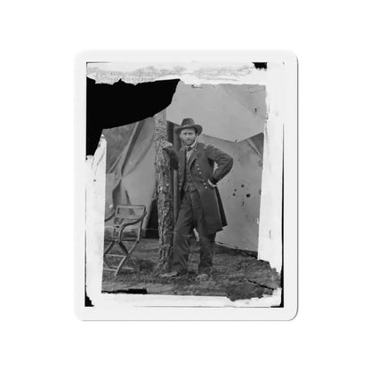 Gen. U.S. Grant At His Cold Harbor, Va., Headquarters (U.S. Civil War) Refrigerator Magnet 3 Inch Die-Cut - The Sticker Space
