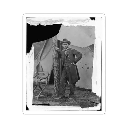 Gen. U.S. Grant at His Cold Harbor, Va., Headquarters (U.S. Civil War) STICKER Vinyl Kiss-Cut Decal 2 Inch White - The Sticker Space