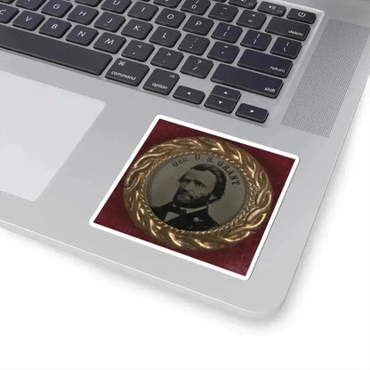 Gen. U.S. Grant Campaign Button for 1868 Presidential Election (U.S. Civil War) STICKER Vinyl Kiss-Cut Decal - The Sticker Space