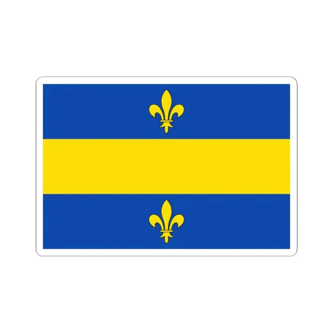 Genappe Belgium (Belgium) STICKER Vinyl Kiss-Cut Decal 2 Inch White - The Sticker Space