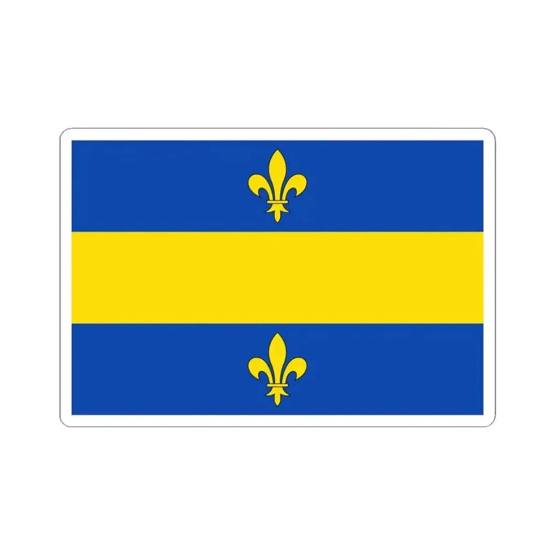 Genappe Belgium (Belgium) STICKER Vinyl Kiss-Cut Decal 4 Inch White - The Sticker Space