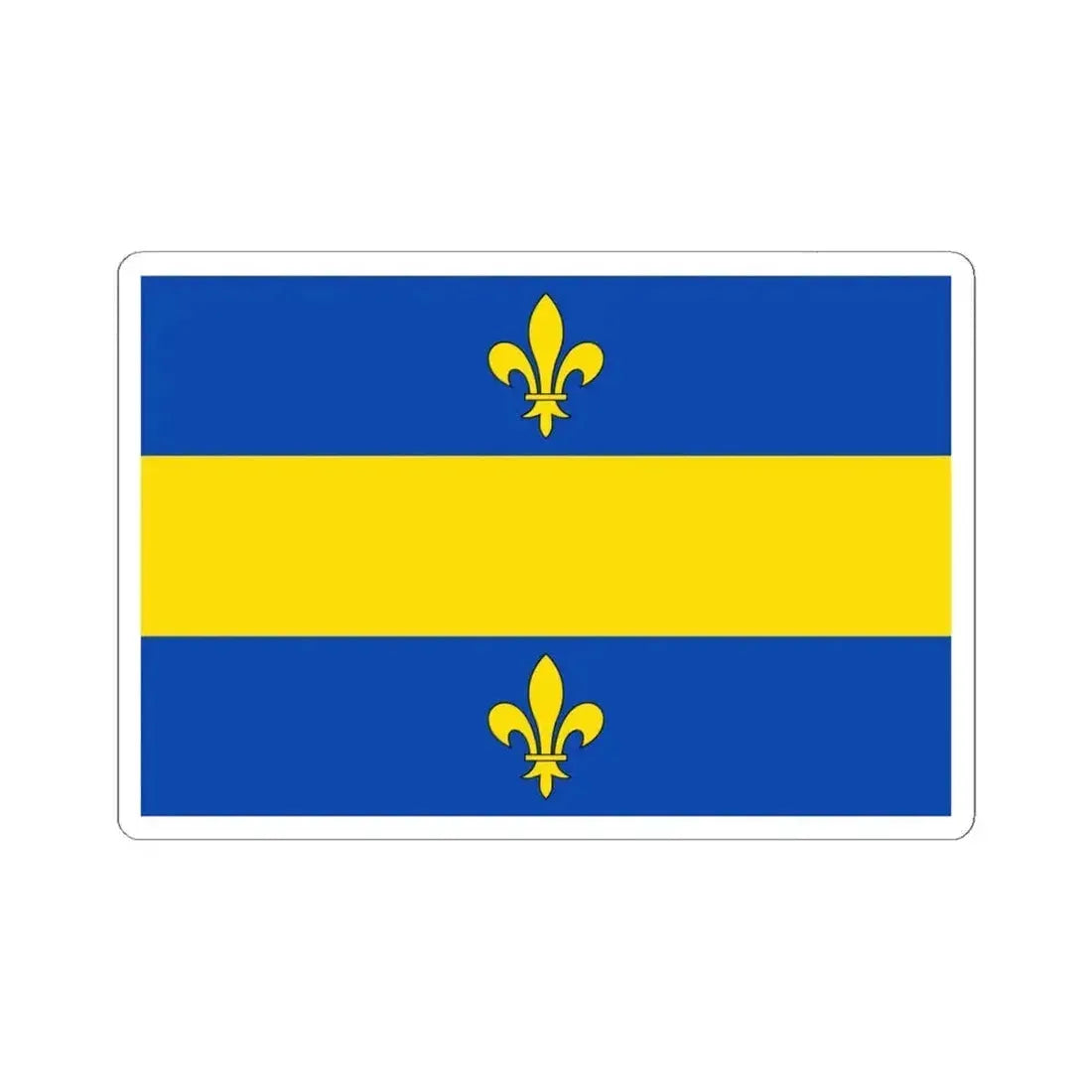 Genappe Belgium (Belgium) STICKER Vinyl Kiss-Cut Decal 6 Inch White - The Sticker Space