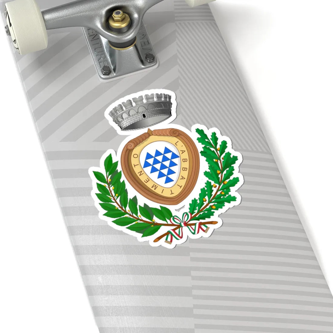 Genazzano-Stemma (Italy) (Coat of Arms) STICKER Vinyl Kiss-Cut Decal - The Sticker Space