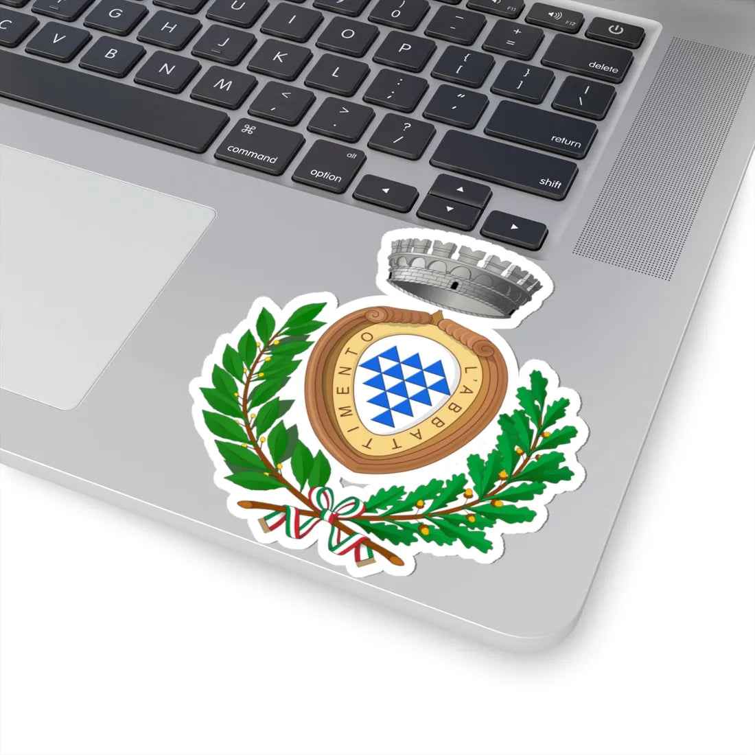 Genazzano-Stemma (Italy) (Coat of Arms) STICKER Vinyl Kiss-Cut Decal - The Sticker Space