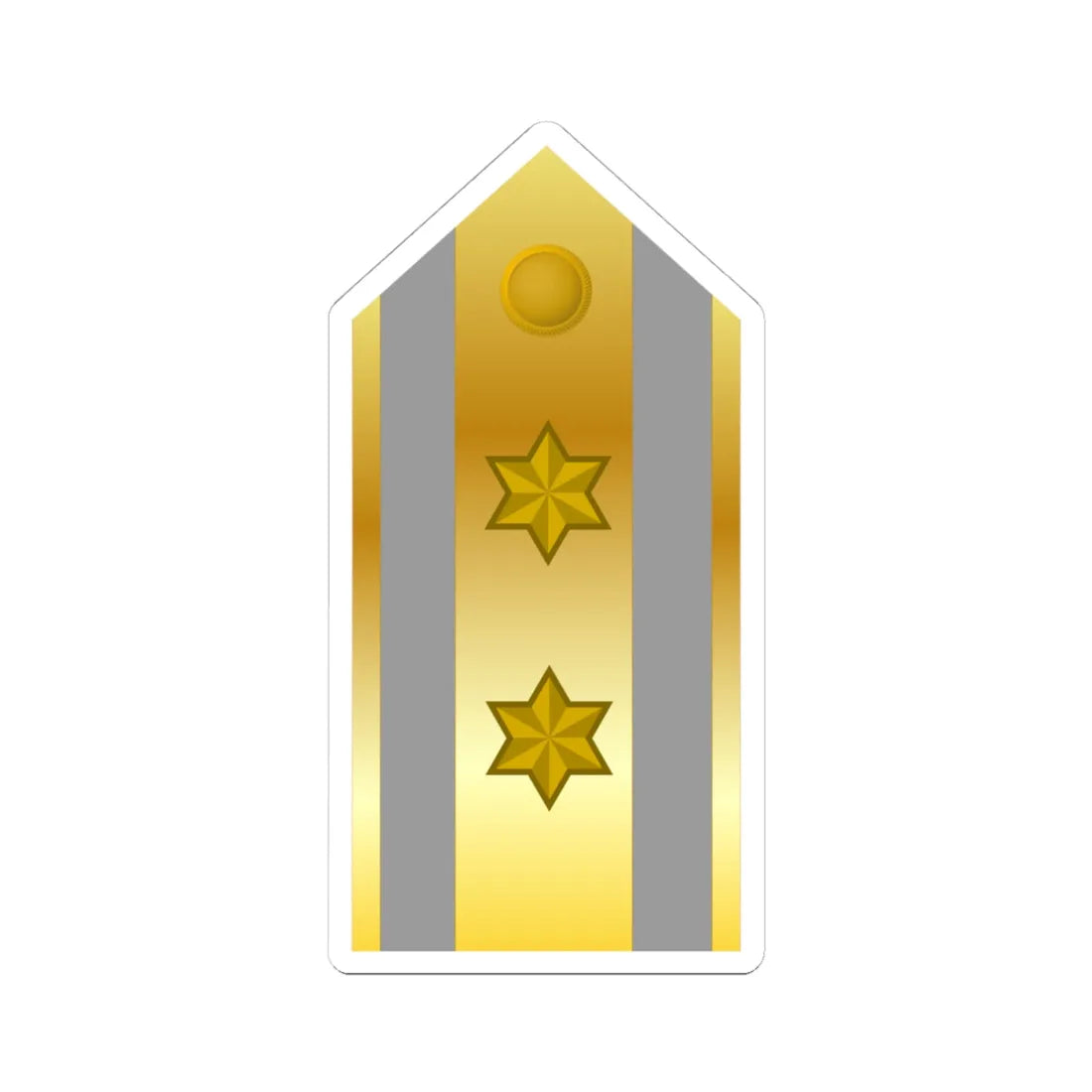 GenBrigEB (Bolivia) (Military Rank) STICKER Vinyl Kiss-Cut Decal 4 Inch White - The Sticker Space