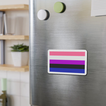 Genderfluidity Pride Flag - Die-Cut Magnet-The Sticker Space