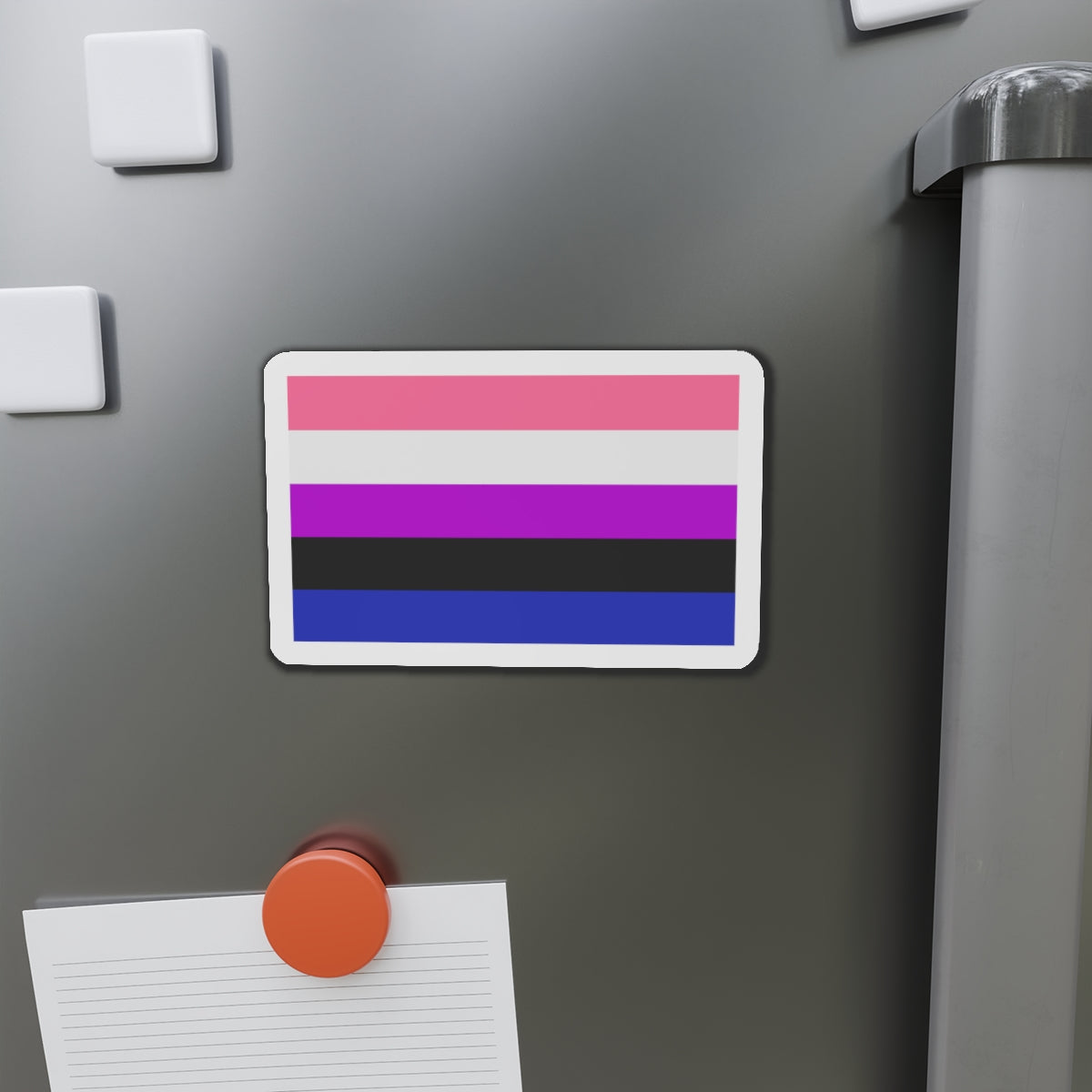 Genderfluidity Pride Flag - Die-Cut Magnet-The Sticker Space