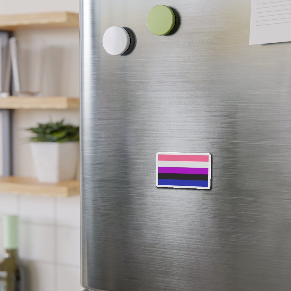 Genderfluidity Pride Flag - Die-Cut Magnet-The Sticker Space