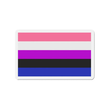 Genderfluidity Pride Flag - Refrigerator Magnet 3 Inch - The Sticker Space