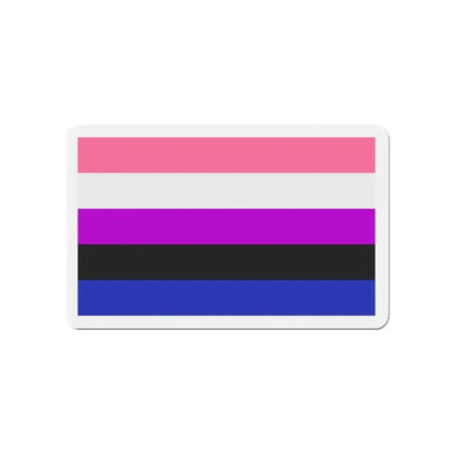 Genderfluidity Pride Flag - Refrigerator Magnet 4 Inch - The Sticker Space