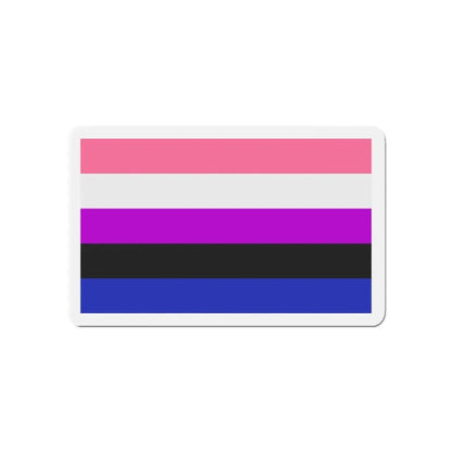 Genderfluidity Pride Flag - Refrigerator Magnet 5 Inch - The Sticker Space