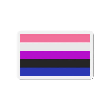 Genderfluidity Pride Flag - Refrigerator Magnet 6 Inch - The Sticker Space