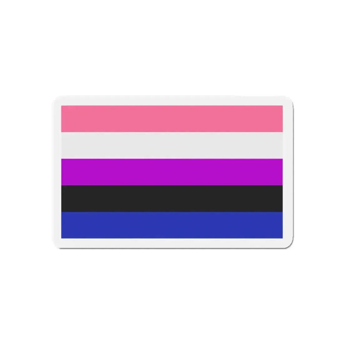 Genderfluidity Pride Flag - Refrigerator Magnet - The Sticker Space