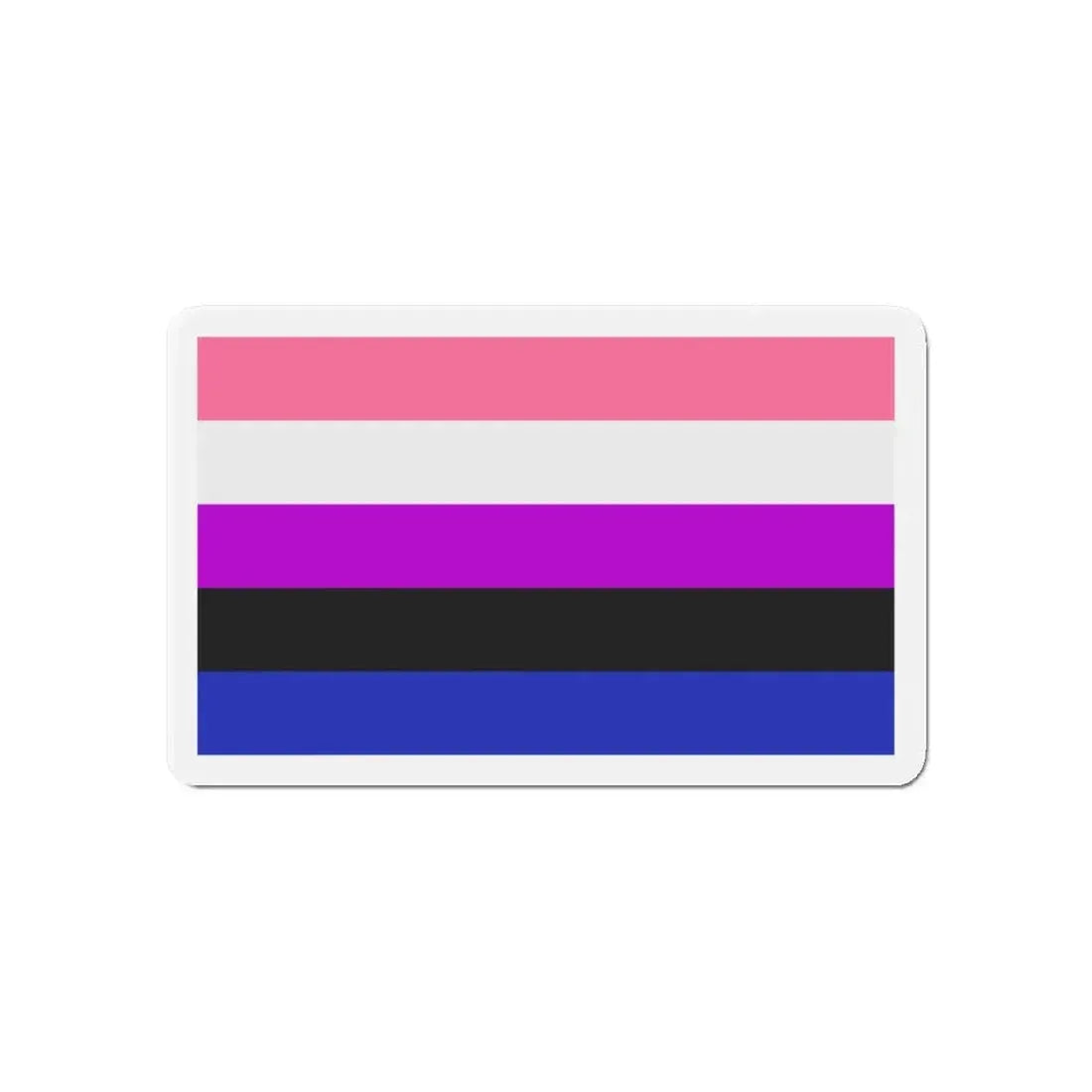 Genderfluidity Pride Flag - Refrigerator Magnet - The Sticker Space