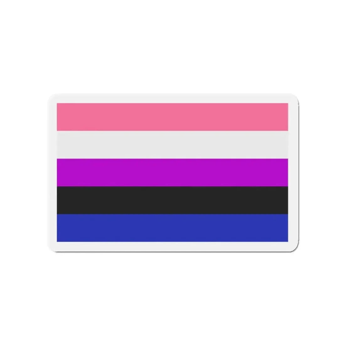 Genderfluidity Pride Flag - Refrigerator Magnet - The Sticker Space