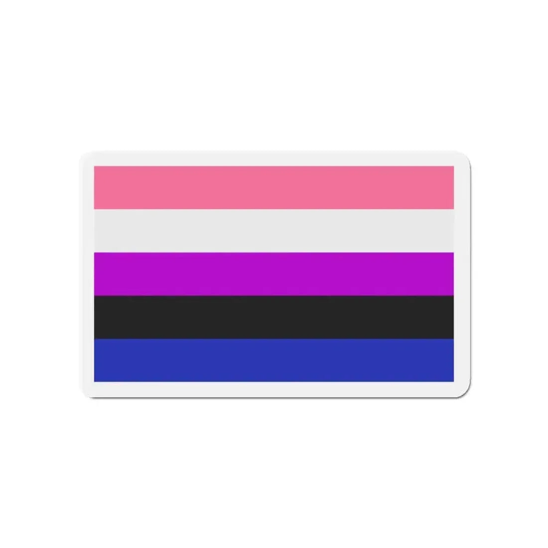 Genderfluidity Pride Flag - Refrigerator Magnet - The Sticker Space