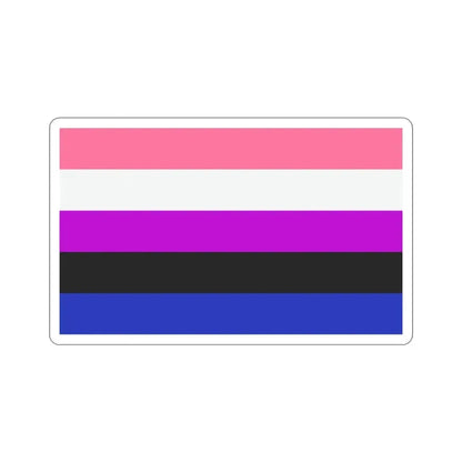Genderfluidity Pride Flag STICKER Vinyl Die-Cut Decal 2 Inch - The Sticker Space