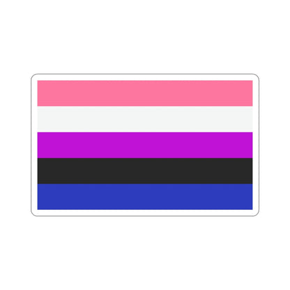 Genderfluidity Pride Flag STICKER Vinyl Die-Cut Decal-5 Inch-The Sticker Space