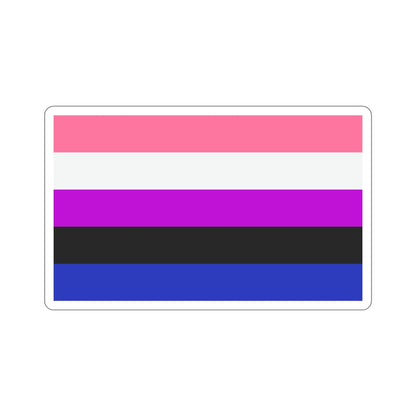 Genderfluidity Pride Flag STICKER Vinyl Die-Cut Decal-6 Inch-The Sticker Space