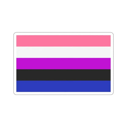 Genderfluidity Pride Flag STICKER Vinyl Die-Cut Decal - The Sticker Space