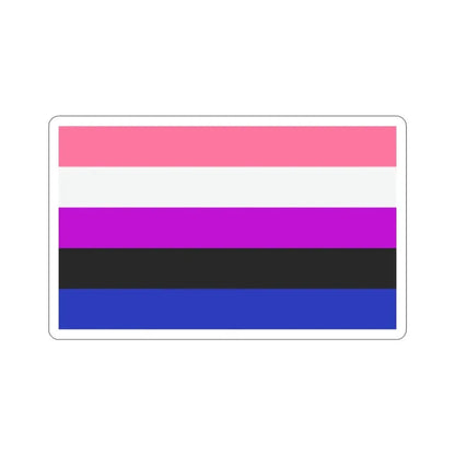 Genderfluidity Pride Flag STICKER Vinyl Die-Cut Decal - The Sticker Space