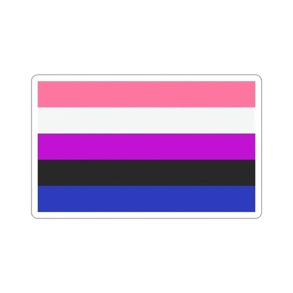 Genderfluidity Pride Flag STICKER Vinyl Die-Cut Decal - The Sticker Space