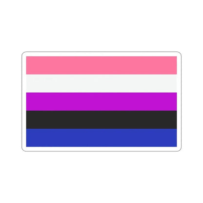 Genderfluidity Pride Flag STICKER Vinyl Die-Cut Decal - The Sticker Space