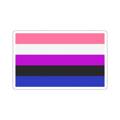 Genderfluidity Pride Flag STICKER Vinyl Die-Cut Decal - The Sticker Space