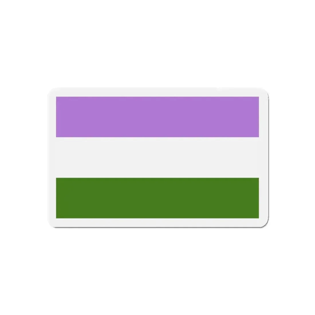 Genderqueer Pride Flag - Refrigerator Magnet - The Sticker Space