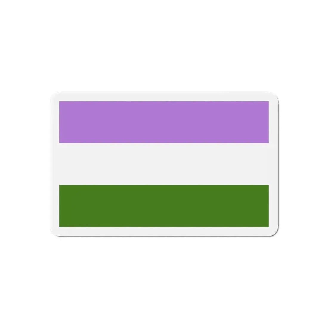 Genderqueer Pride Flag - Refrigerator Magnet - The Sticker Space
