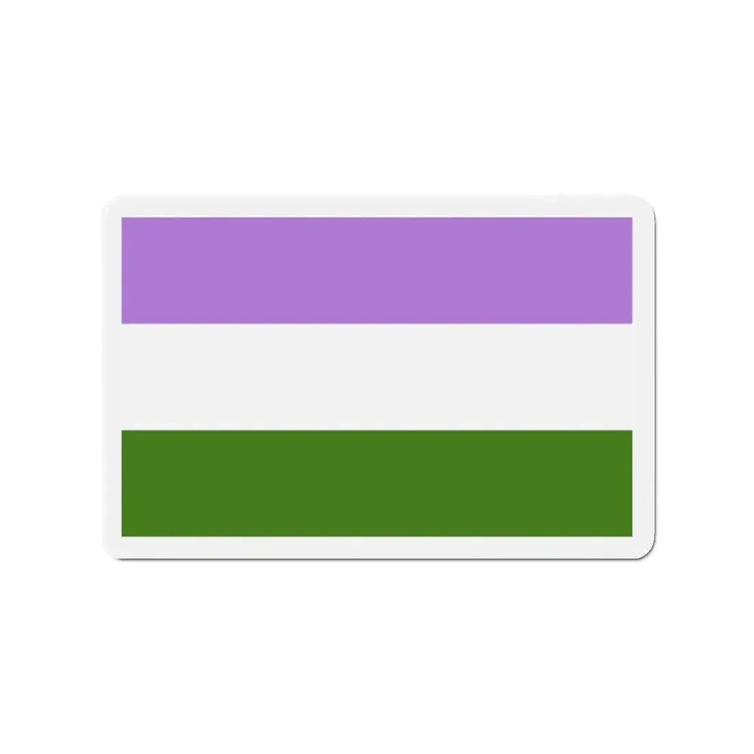 Genderqueer Pride Flag - Refrigerator Magnet - The Sticker Space
