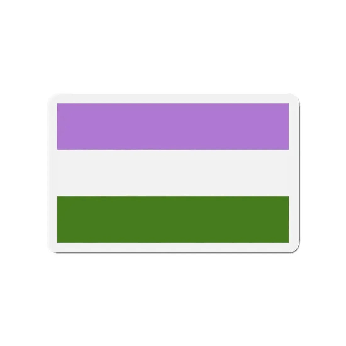 Genderqueer Pride Flag - Refrigerator Magnet - The Sticker Space