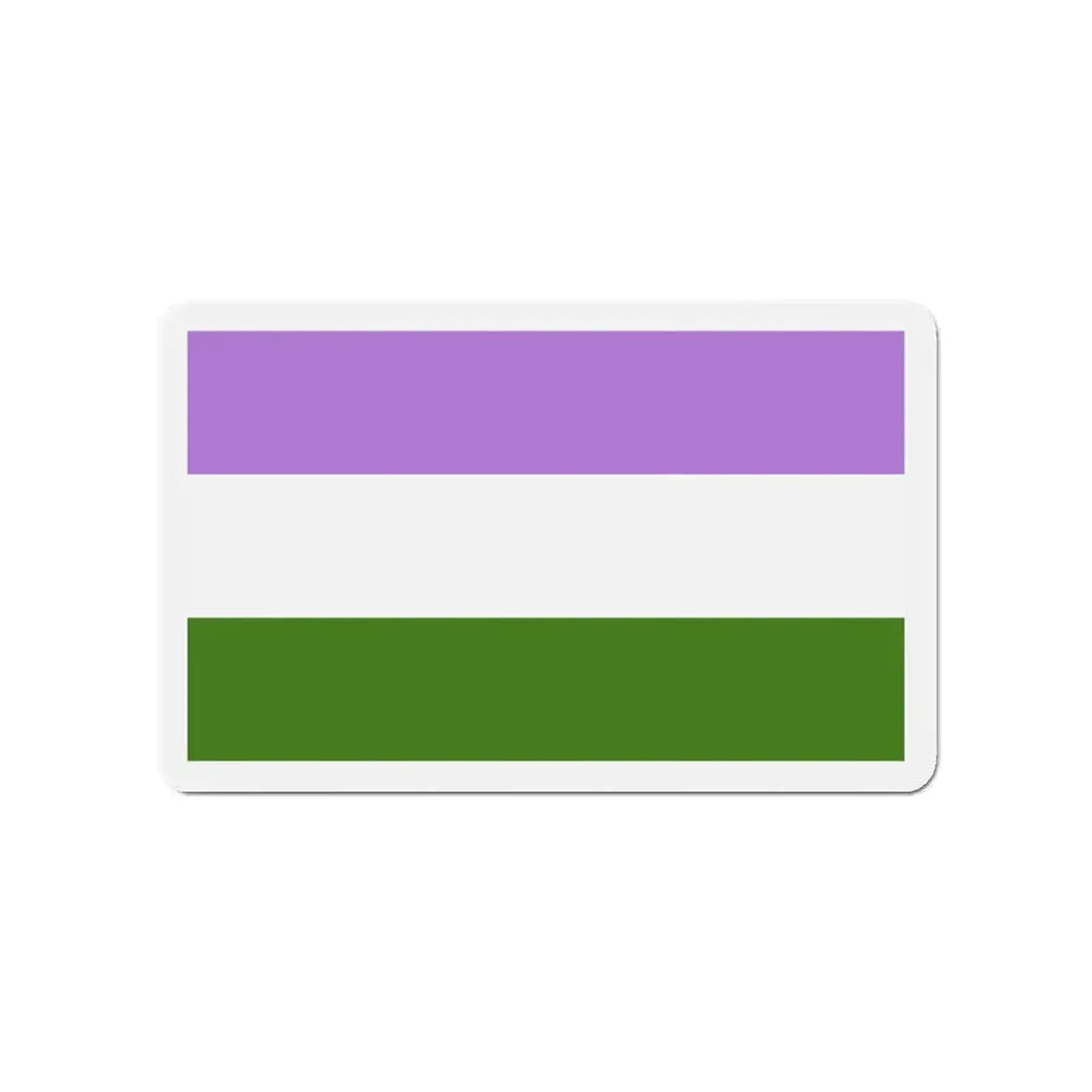 Genderqueer Pride Flag - Refrigerator Magnet - The Sticker Space