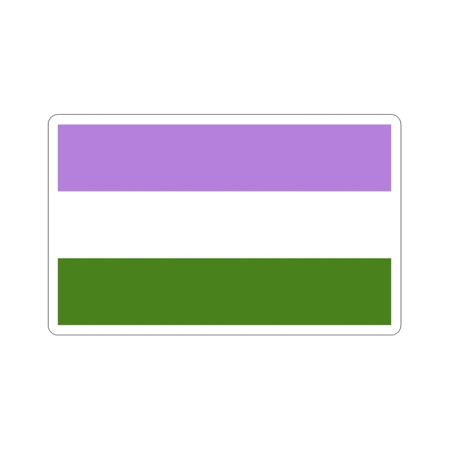 Genderqueer Pride Flag STICKER Vinyl Die-Cut Decal-2 Inch-The Sticker Space