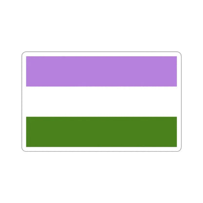 Genderqueer Pride Flag STICKER Vinyl Die-Cut Decal 2 Inch - The Sticker Space