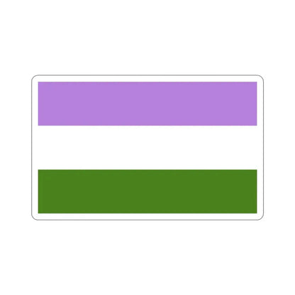 Genderqueer Pride Flag STICKER Vinyl Die-Cut Decal - The Sticker Space