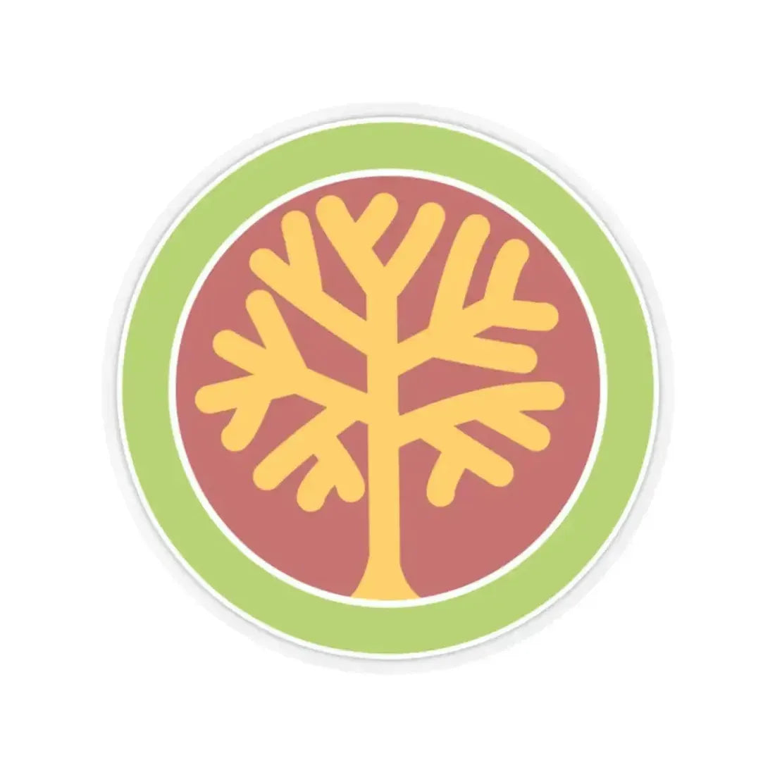 Genealogy (Boy Scout Merit Badge) STICKER Vinyl Kiss-Cut Decal 2 Inch Transparent - The Sticker Space