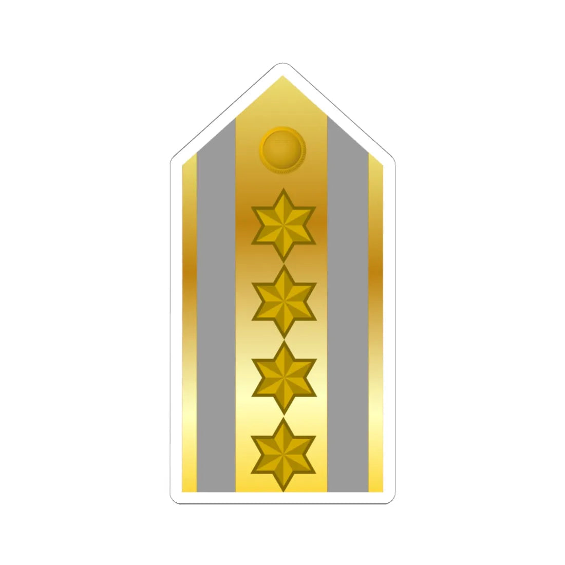 GenEjercitoEB (Bolivia) (Military Rank) STICKER Vinyl Kiss-Cut Decal 6 Inch White - The Sticker Space