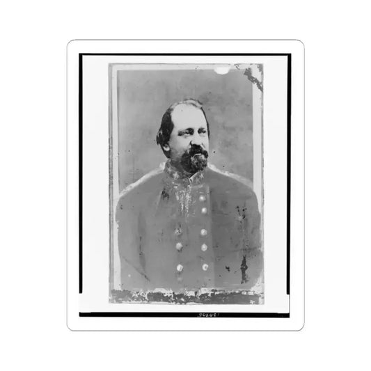 General A.J. Vaughn, of Texas, C.S.A., In Uniform, Half-Length Portrait, Facing Right (U.S. Civil War) STICKER Vinyl Kiss-Cut Decal 2 Inch White - The Sticker Space