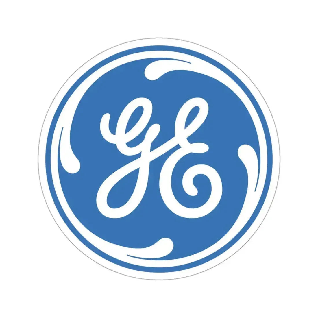General Electric GE STICKER Vinyl Die-Cut Decal 3 Inch - The Sticker Space